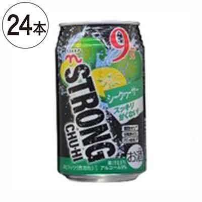 【ｹｰｽ販売】くらしモア　ストロングチューハイ　シークヮーサー　350ml×24本