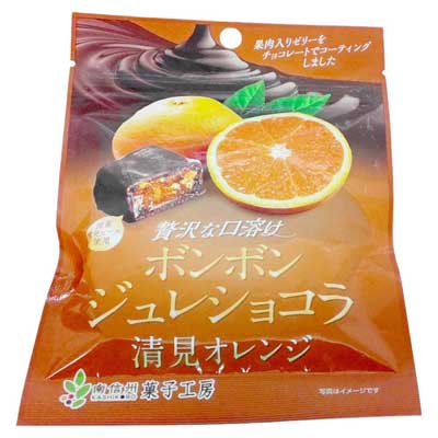 南信州菓子工房　ボンボン　ジュレショコラ　清見オレンジ　50g