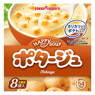 ポッカ　ハッピースープ　ポタージュ　お徳用８袋入