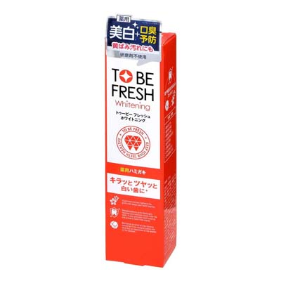 トゥービーフレッシュ ホワイトニング 薬用デンタル ペースト<ノーマル> 100g
