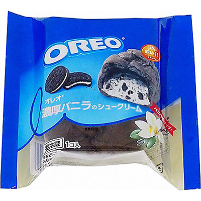 オレオ濃厚バニラのシュークリーム