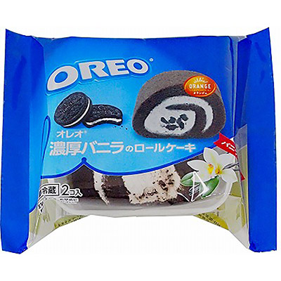 オレオ濃厚バニラのロールケーキ