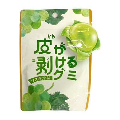 メリーゴーランド　皮が剥けるグミ　マスカット味　４０ｇ