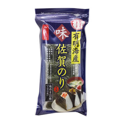 佐賀のり 有明海産おにぎり味のり 3切15枚