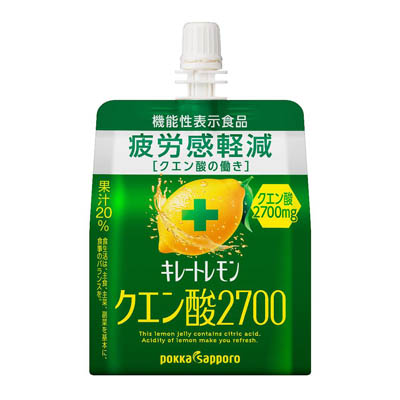 ポッカ　キレートレモン　クエン酸2700ゼリー　165ｇ