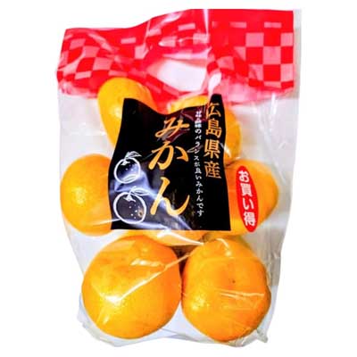 広島県産など国内産　みかん　大袋　約1.2ｋｇ入