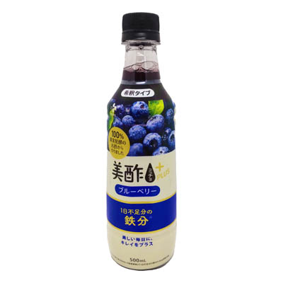 CJ　FOODS　JAPAN　美酢PLUS　ブルーベリー　500ｍｌ