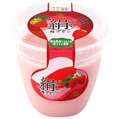 ロピア 絹ごし苺プリン