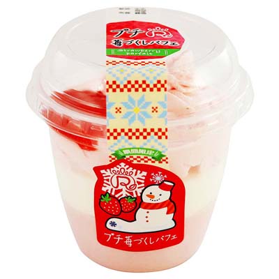 ロピア プチ 苺づくしパフェ