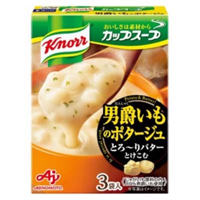 味の素　クノールカップスープ　男爵いものポタージュ　3袋入