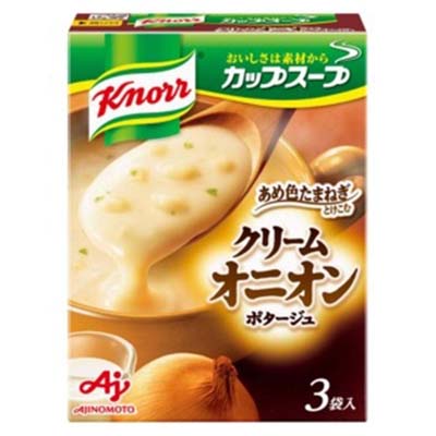 味の素　クノールカップスープ　クリームオニオンポタージュ　3袋入