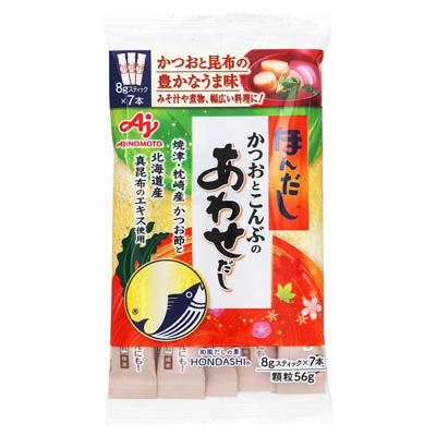 味の素 ほんだし かつおとこんぶのあわせだし 8g×7本入