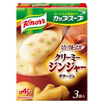 味の素　クノール　カップスープ　クリーミージンジャーポタージュ　3袋入