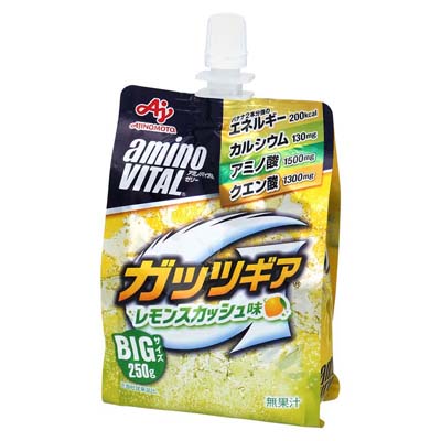 味の素　アミノバイタルゼリー　ガッツギア　レモンスカッシュ味　250ｇ