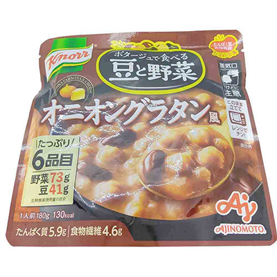 味の素 ポタージュで食べる豆と野菜 オニオングラタン風 180g