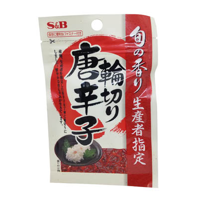 Ｓ＆Ｂ　旬の香り輪切り唐辛子　5g