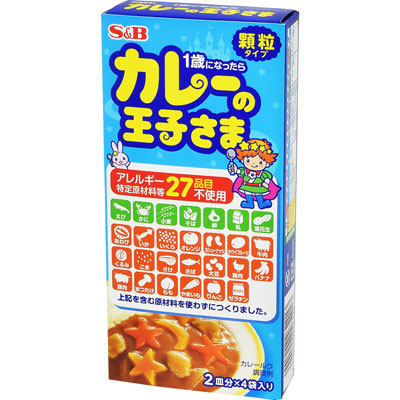 S&Bカレーの王子さま顆粒60g