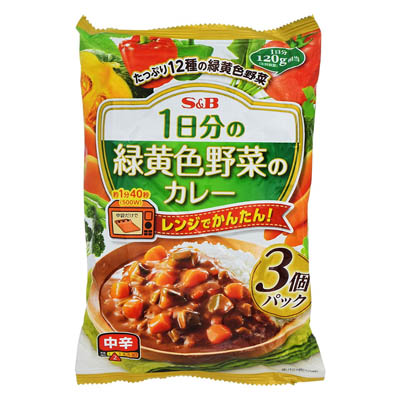 Ｓ＆Ｂ　１日分の緑黄色野菜カレー　540ｇ