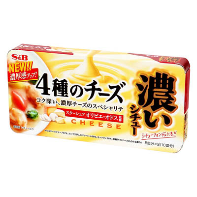 S&B 濃いシチュー4種のチーズ 160g