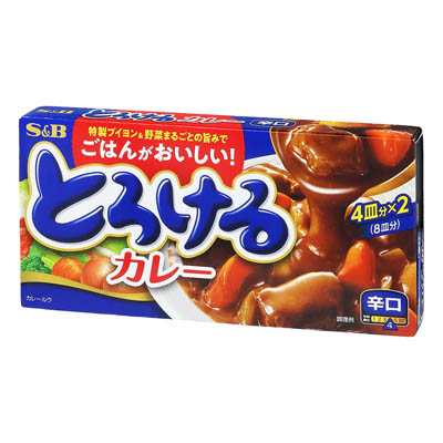 S＆B　とろけるカレー　辛口　144ｇ