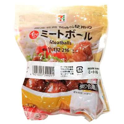 セブンプレミアム　イシイのミートボール　１３２ｇ　×　３袋