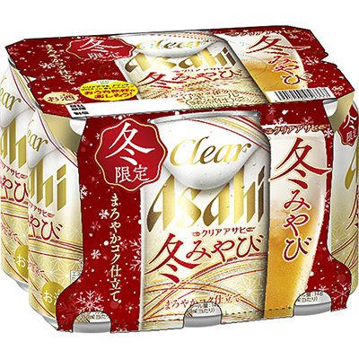 アサヒ クリアアサヒ冬みやび350ml×6缶