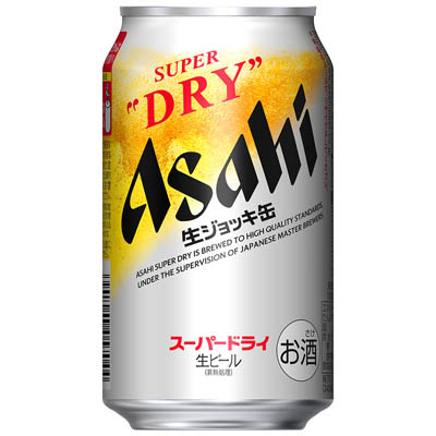 アサヒ　スーパードライ　生ジョッキ缶　３４０ｍｌ
