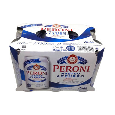 アサヒ　ペローニ　ナストロアズーロ　350ｍｌ×6缶