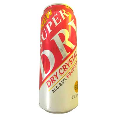 アサヒ　スーパードライ　ドライクリスタル　500ｍｌ