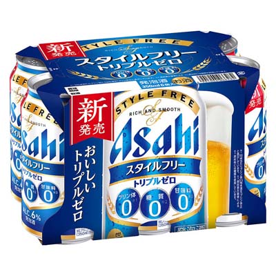 アサヒ　スタイルフリー　トリプルゼロ　350ｍｌ×6缶