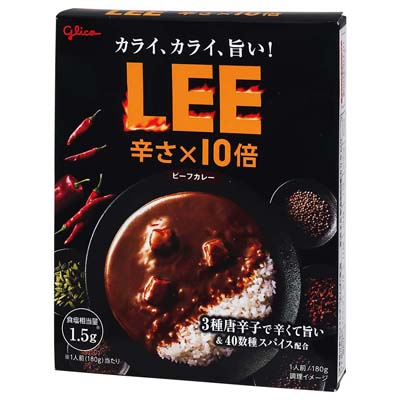 グリコ　ビーフカレー　LEE辛さ×10倍　180ｇ