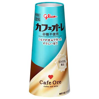 グリコ　カフェオーレ　砂糖不使用　180ml