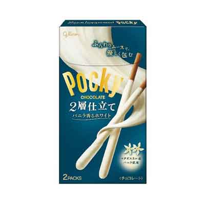 グリコ　ポッキー２層仕立て　バニラ香るホワイト