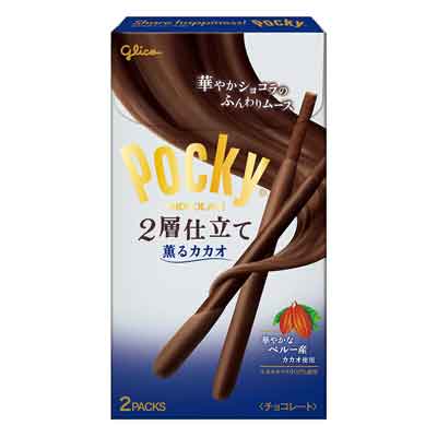グリコ　ポッキー　2層仕立て　薫るカカオ