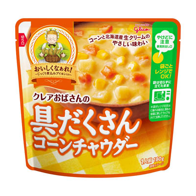 グリコクレアおばさんの具だくさんコーンチャウダー１８０ｇ
