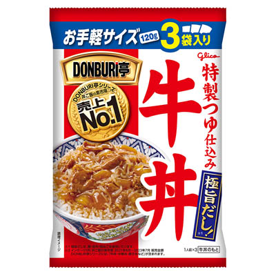 グリコ　DONBURI亭　牛丼　120ｇ×3食入