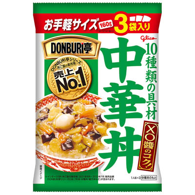 グリコ DONBURI亭 中華丼 160g×3食入