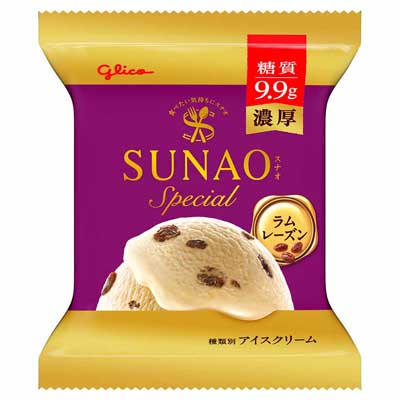 グリコ SUNAOスペシャル ラムレーズン 116ml