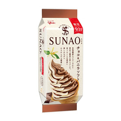 グリコ SUNAOチョコバニラソフト