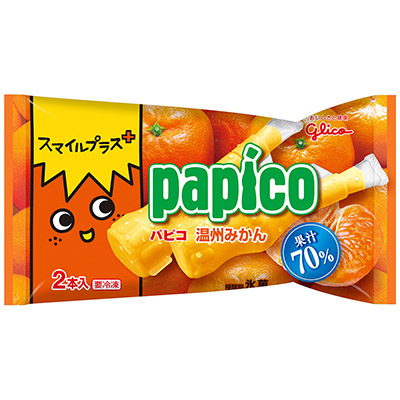 グリコ スマイルプラスパピコ 温州みかん