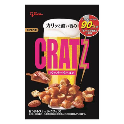 グリコ クラッツ ペッパーベーコン 42g