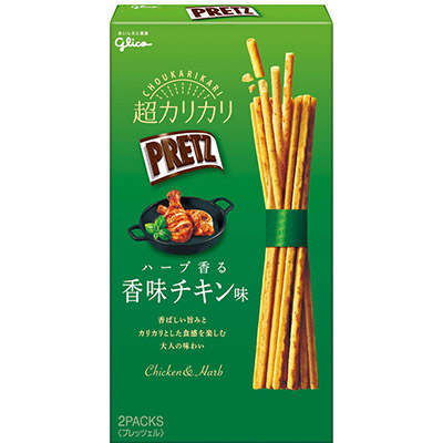 グリコ 超カリカリプリッツ ハーブ香る香味チキン味 55g