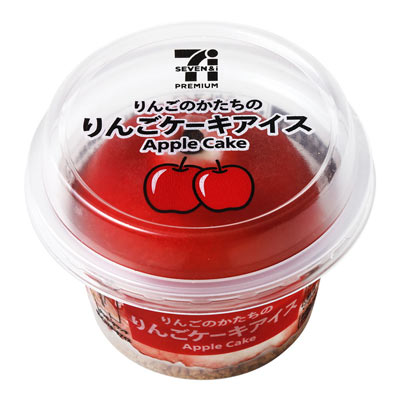 セブンプレミアム　りんごのかたちのりんごケーキアイス　140ｍｌ