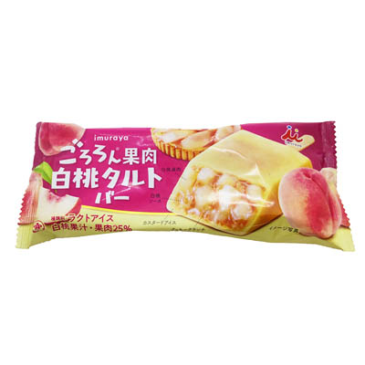 井村屋 ごろろん果肉白桃タルトバー