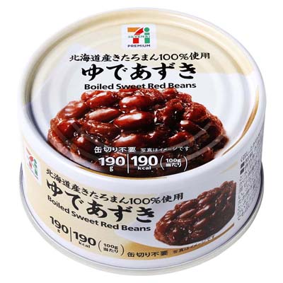 セブンプレミアム　ゆであずき　190ｇ