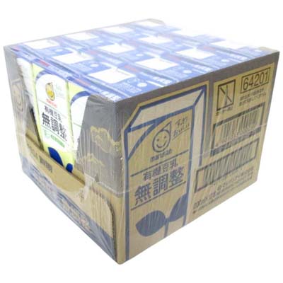 【ケース販売】マルサンアイ　有機豆乳無調整　200ml×12本入