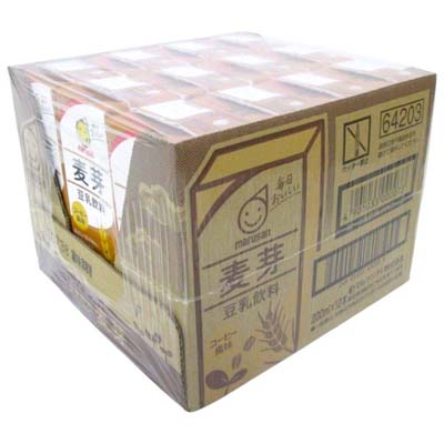 【ケース販売】マルサンアイ　豆乳飲料 麦芽　200ml×12本入