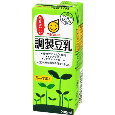 マルサン 調製豆乳200ml