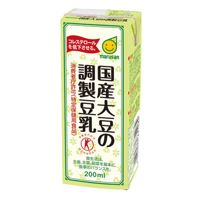 マルサン 国産大豆の調製豆乳200ml