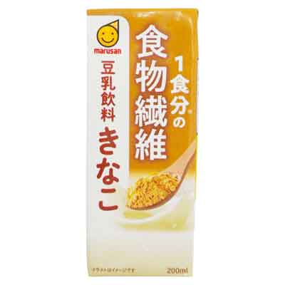 マルサン 1食分の食物繊維豆乳飲料 きなこ